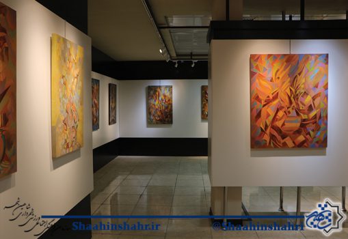 گزارش تصویری نمایشگاه آثار نقاشی محمود حشمتی نژاد