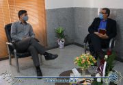 دیدار رئیس سازمان فرهنگی اجتماعی ورزشی با رئیس جدید اداره بهزیستی شهرستان