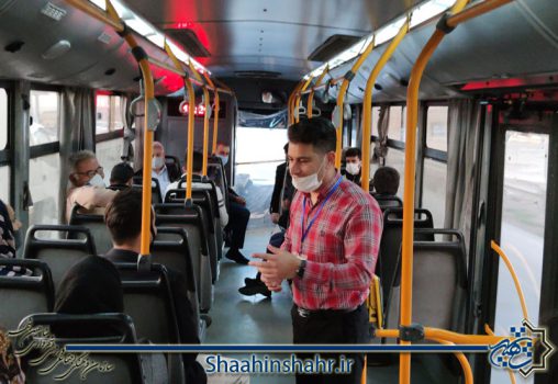 اجرای طرح حمل و نقل هوشیار عمومی در اتوبوس شاهین شهر