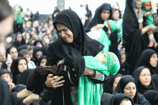 برگزاری همایش شیرخوارگان حسینی در  مصلی نماز جمعه شاهین شهر